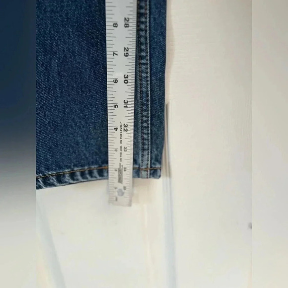 Levi Mens Dark wash 550 vintage style Jeans W32L36 - Picture 4 of 7